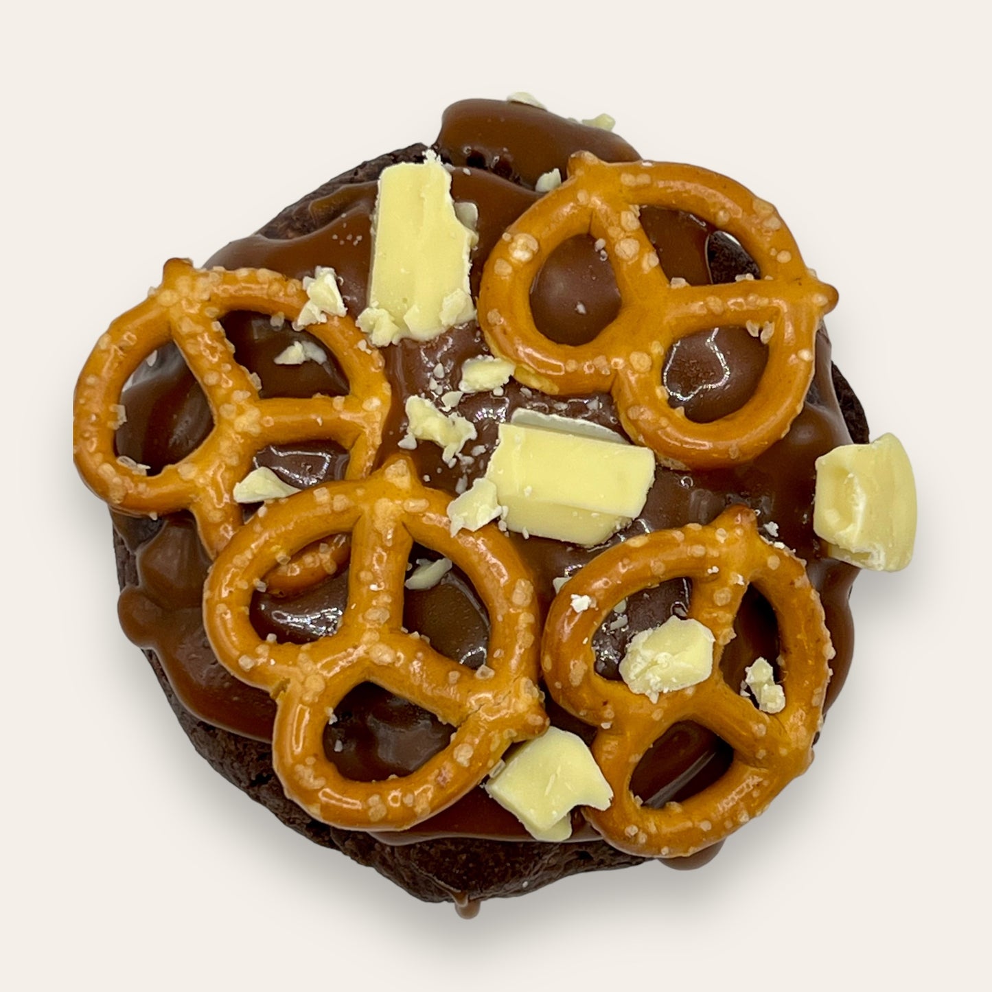 Delicious Mocha Toffee Temptation Cookie, featuring a heavenly mix of coffee-infused dough and decadent toppings."