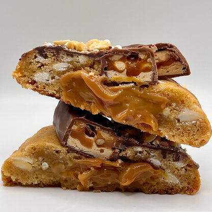 For caramel lovers, The Dulce de Leche Bliss Cookie, delicious treats from The Dough Corner